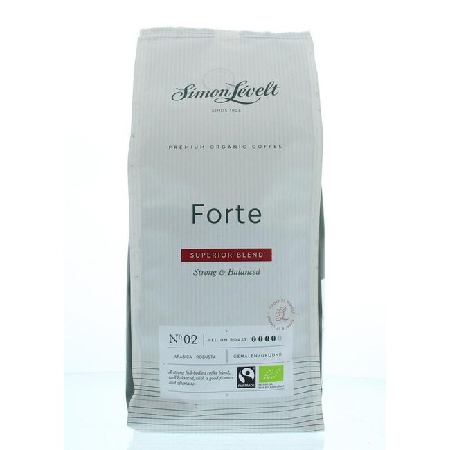 Simon Levelt Cafe Forte Superior Blend Organic 500g