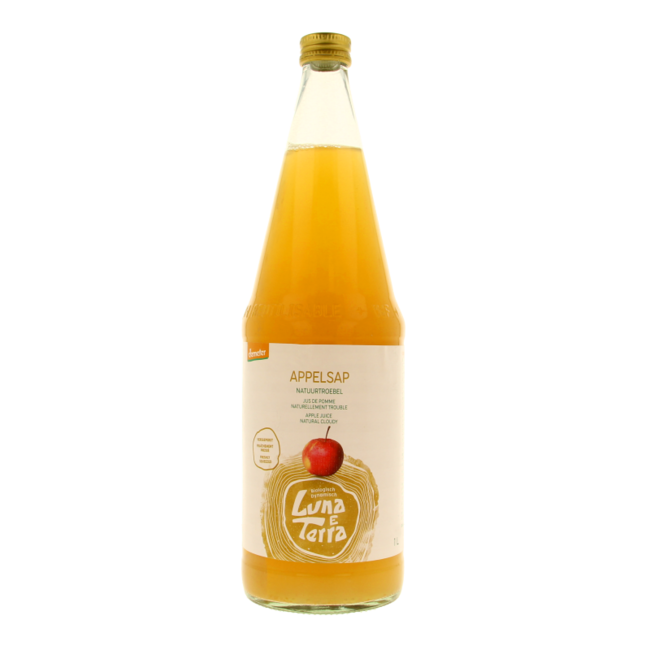 Cloudy Organic Apple Juice Demeter 1 Litre