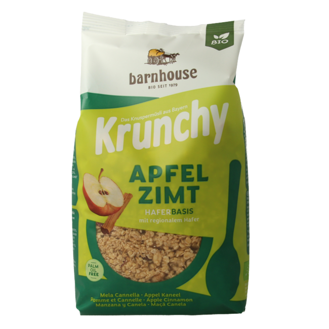 Krunchy appel kaneel bio 375 Gram
