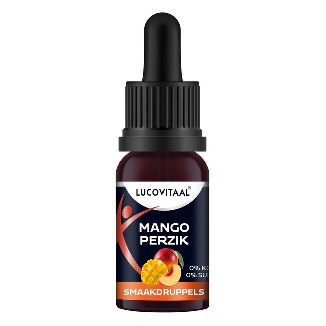 Lucovitaal Gouttes aromatisées mangue pêche 20 ml