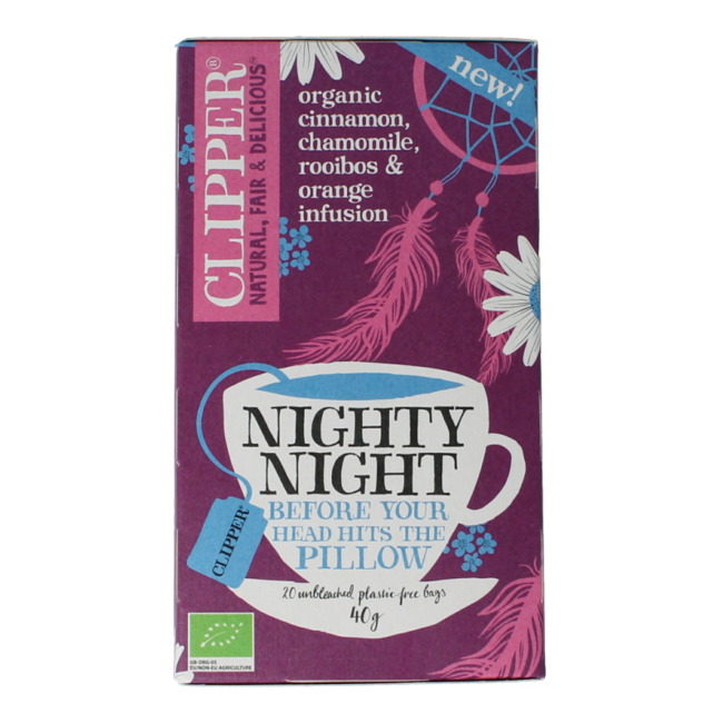 Clipper Infusión Nighty Night Bio 20 bolsitas