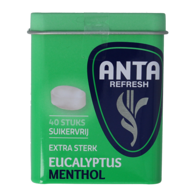 Anta Refresh eucalipto mentolo extra forte senza zucchero 72 Grammi