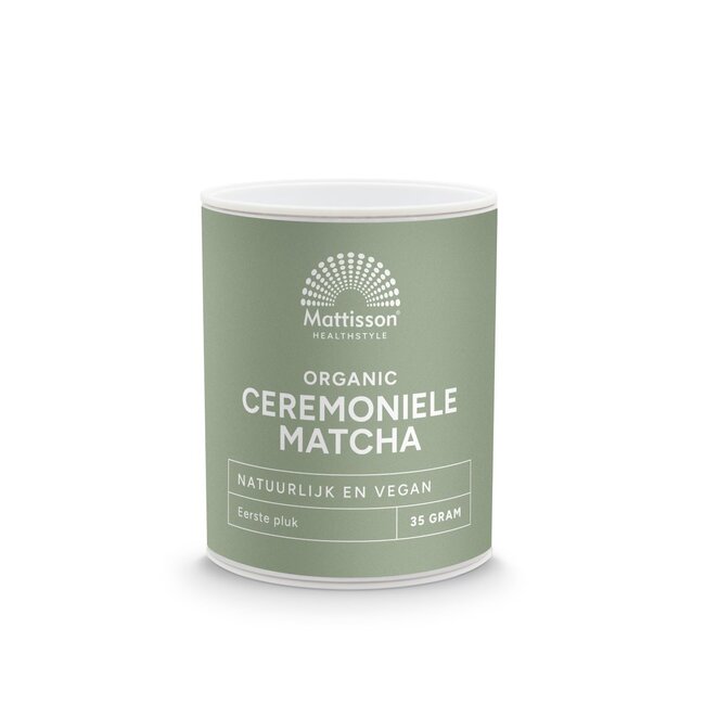 Mattisson Poudre de Matcha Cérémonielle Biologique 35 g