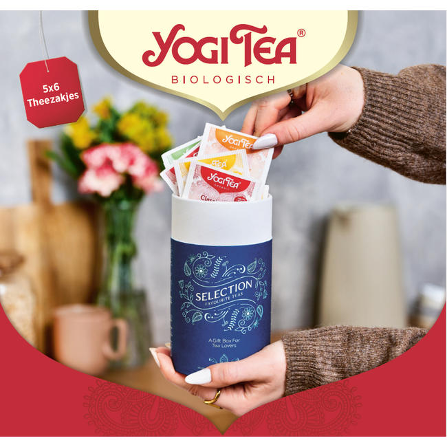 Coffret cadeau Yogi Tea Sélection de favoris bio 30 sachets