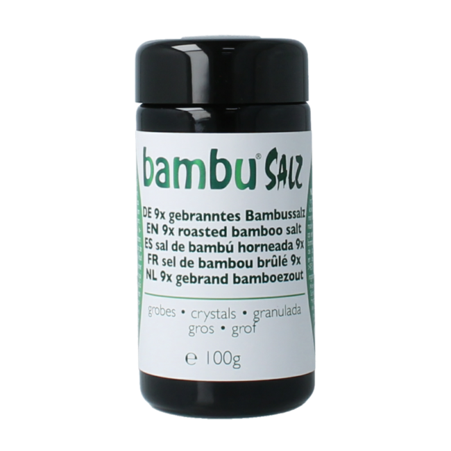Sel de bambou gros grain brûlé 9 fois 100 g