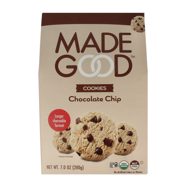 Made Good Crunchy cookies pépites de chocolat bio 200 grammes