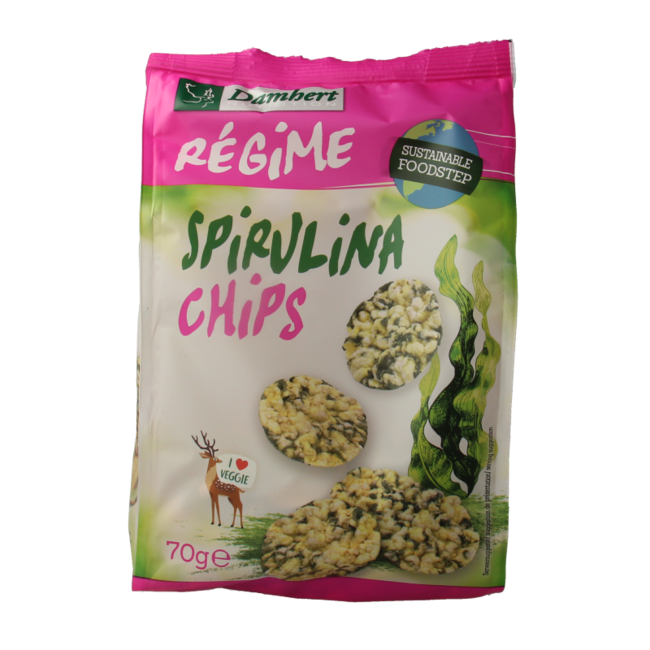 Chips di Spirulina Damhert 70 Grammi