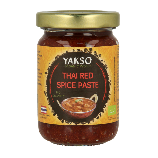 Pâte de curry rouge thaï Yakso (bumbu bali) bio 100 g