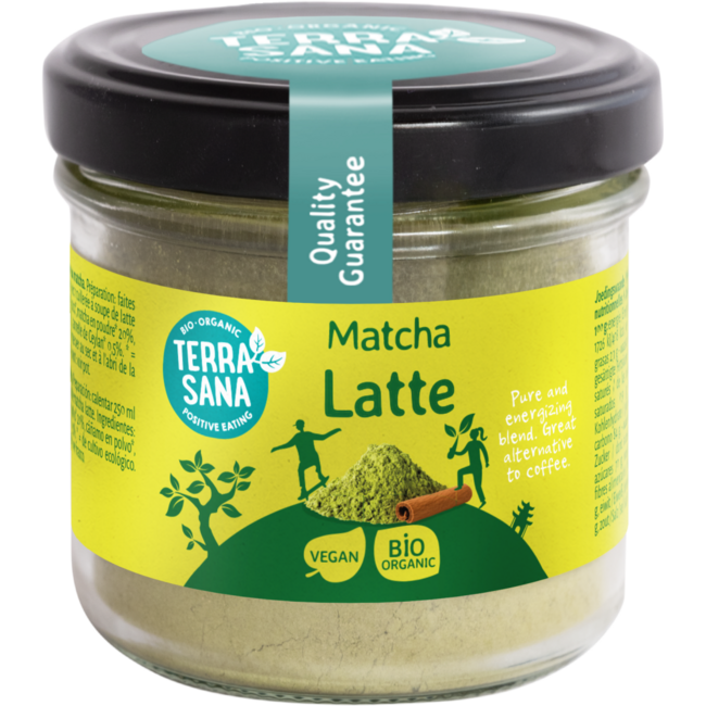 Matcha latte con azúcar de coco (gula java) bio 120 g