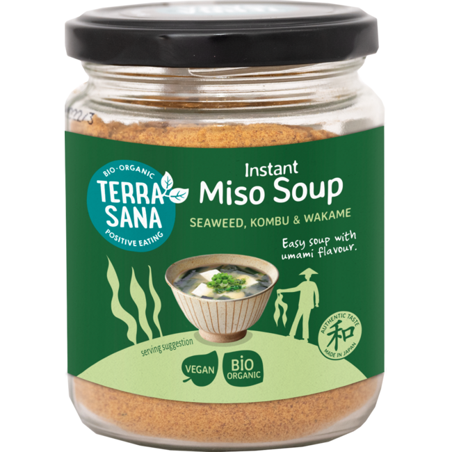 Polvo de Sopa Miso Instantánea Bio TerraSana 130 Gramos