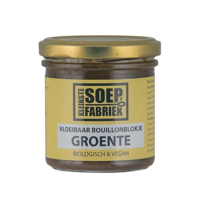 Brodo vegetale liquido biologico Kleinstesoepfabriek 150 Millilitri