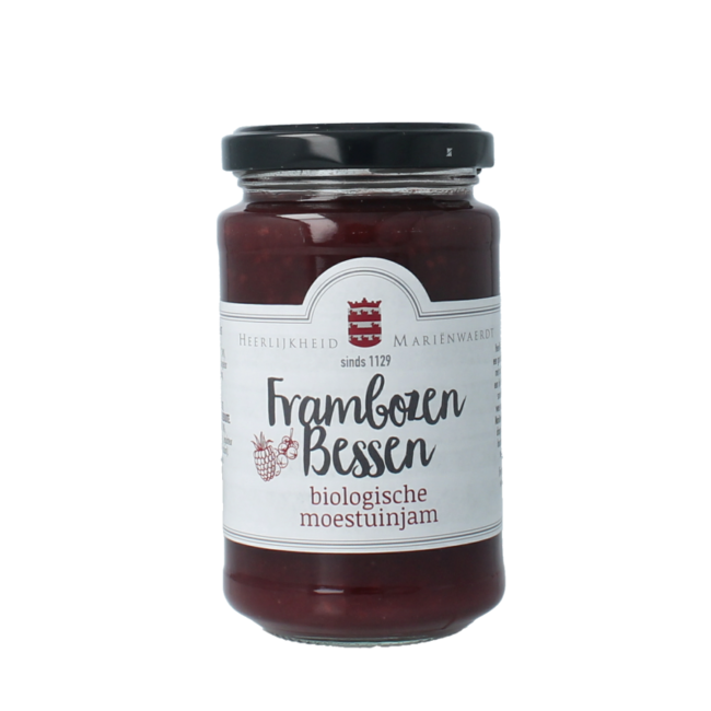 Marienwaerdt Moestuinjam bes framboos bio 250 Gram