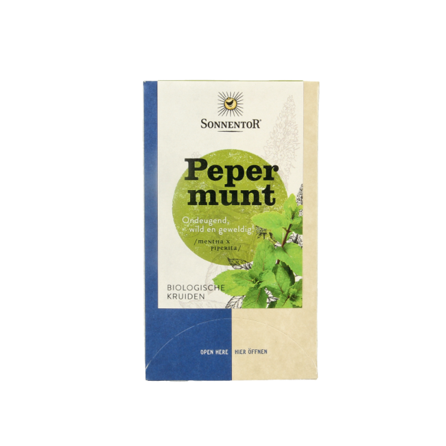 Tè alla Menta Piperita Bio Sonnentor 18 Bustine