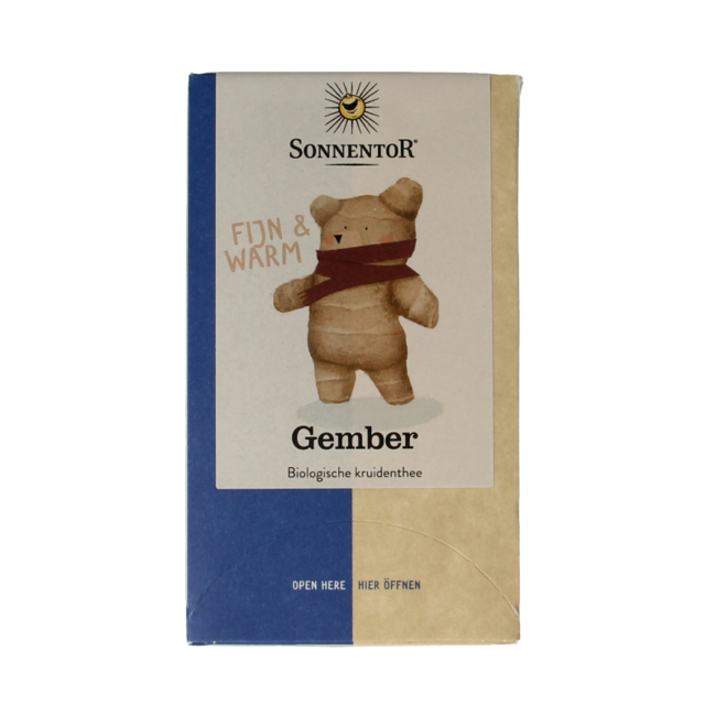 Sonnentor Organic Ginger Tea 18 Bags