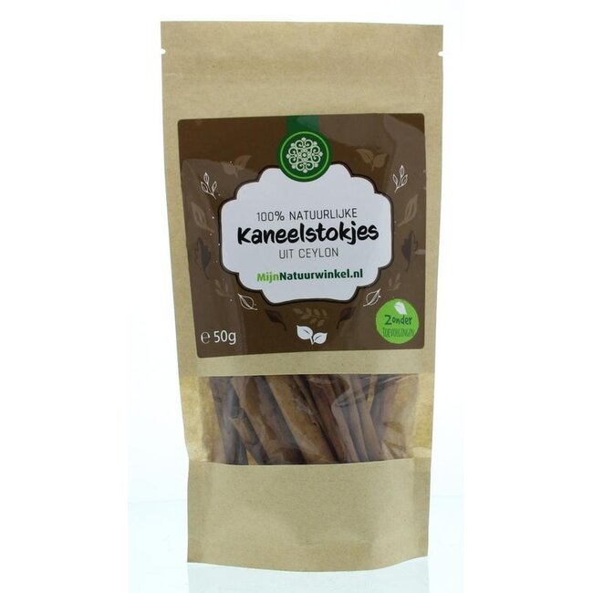 MijnNatuurwinkel Bâtons de Cannelle de Ceylan 50 Grammes