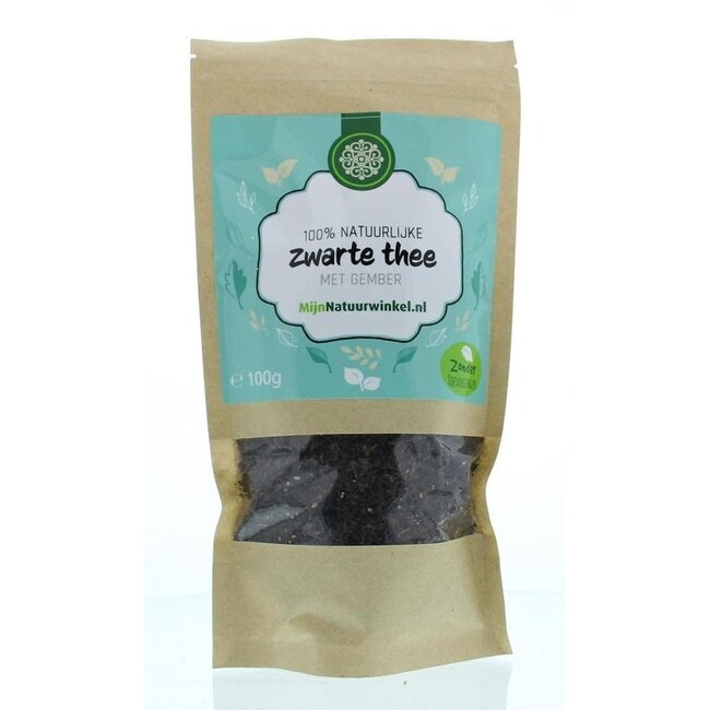 MijnNatuurwinkel Zwarte thee gember 100 Gram