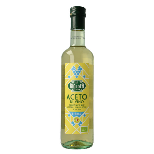 Bioidea Ocet z białego wina bio 500 Mililitrów