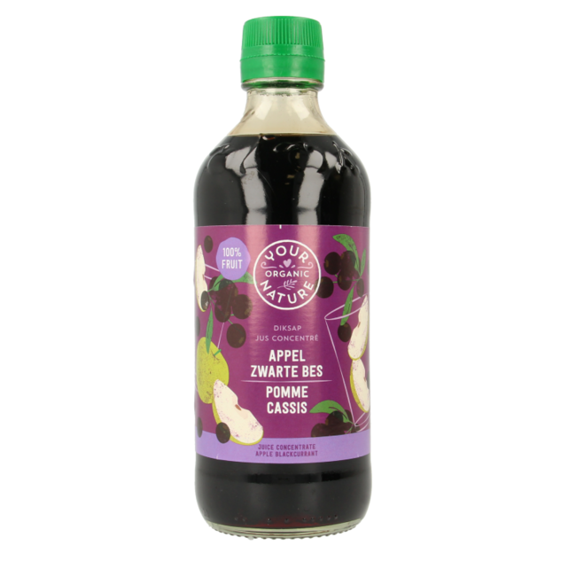 Dicksaft Apfel Schwarze Johannisbeere Bio 400 Milliliter