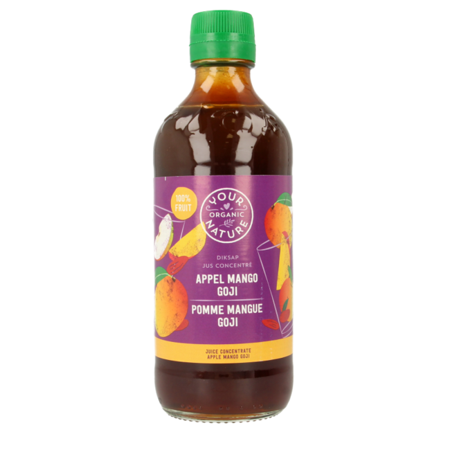 Dicksaft Apfel Mango Goji Bio 400 Milliliter