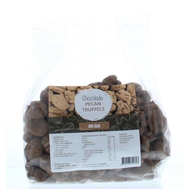 Trufle czekoladowe z orzechami pekan MijnNatuurwinkel 1 Kilogram