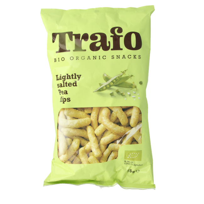 Trafo Pea / erwten flips bio 75 Gram