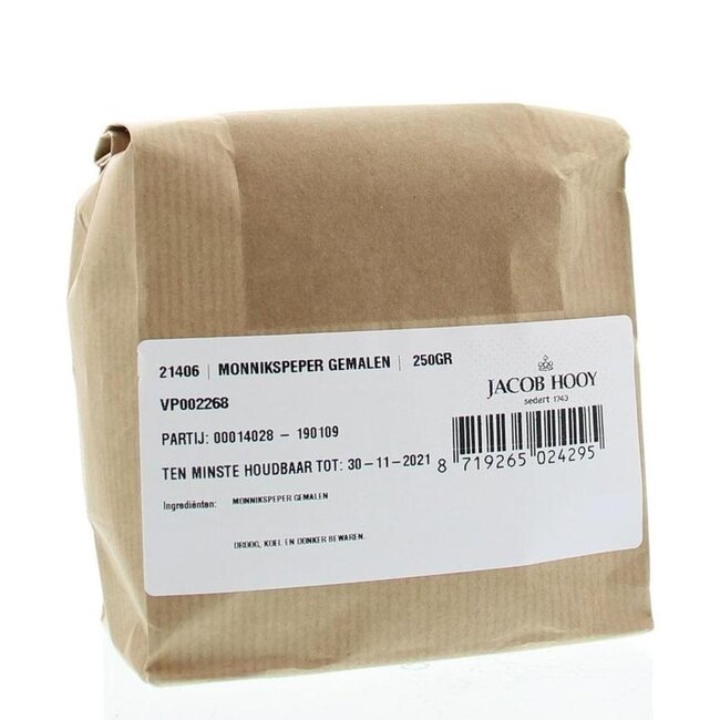 Jacob Hooy Poivre des moines moulu 250 g