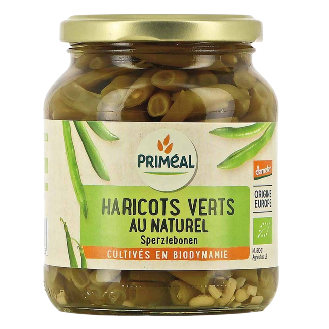 Primeal Judías verdes finas Demeter bio 340 g