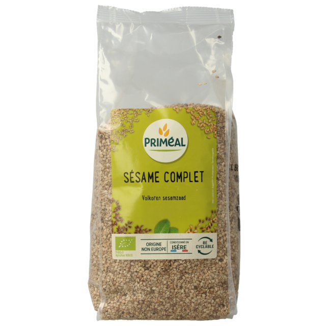 Graines de sésame complet bio Priméal 500 g