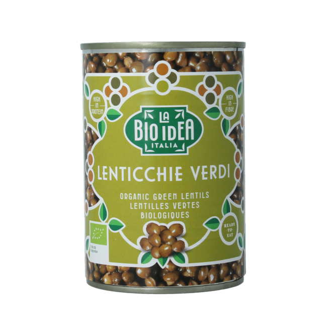 La Bio Idea Groene linzen bio 400 Gram