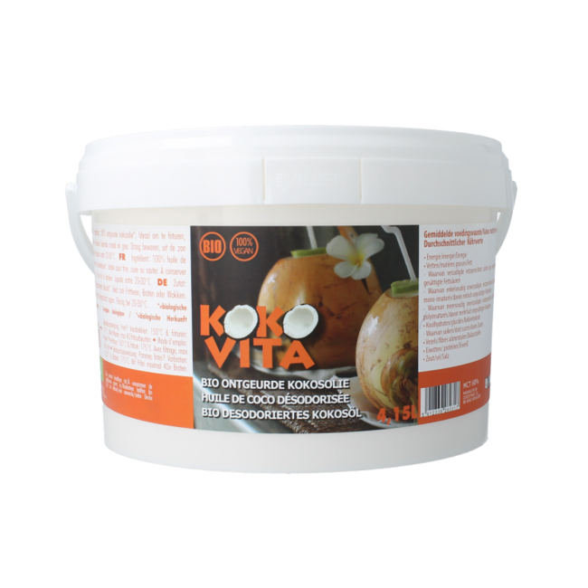 Kokovita Huile de coco bio 4150 Millilitres