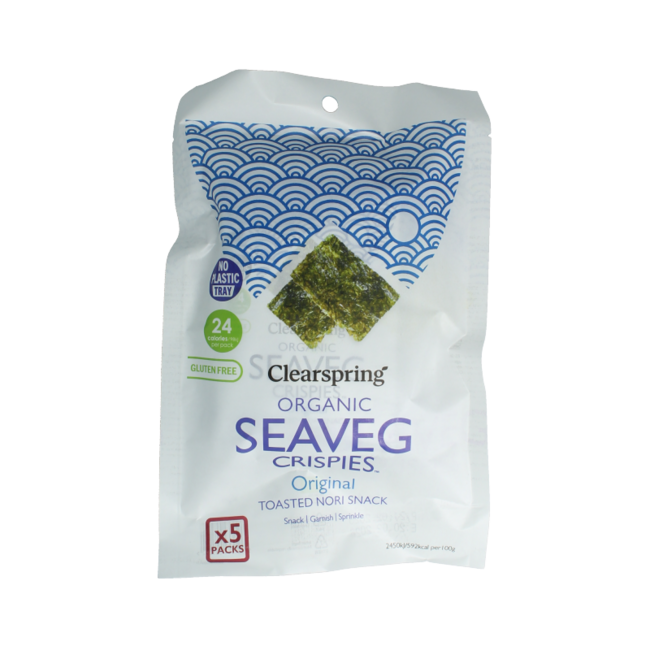 Clearspring Seaveg - chrupki oryginalne multipak bio 20 Gramów