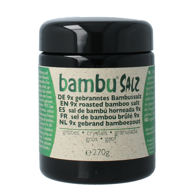 Sel de bambou gros grain brûlé 9 fois 270 g
