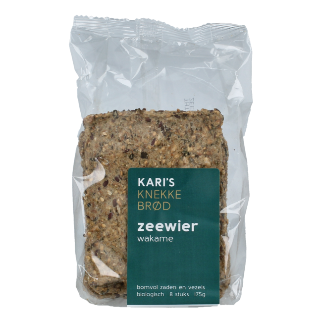 Knekkebrod zeewier bio 175 Gram