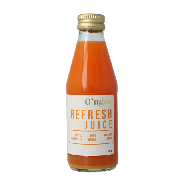 G'nger Refresh groentesap met 47% groenten 200 Milliliter