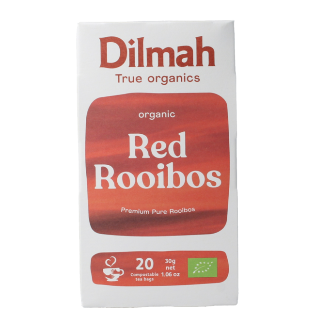 Dilmah Organic rooibos tea bio 20 Zakjes