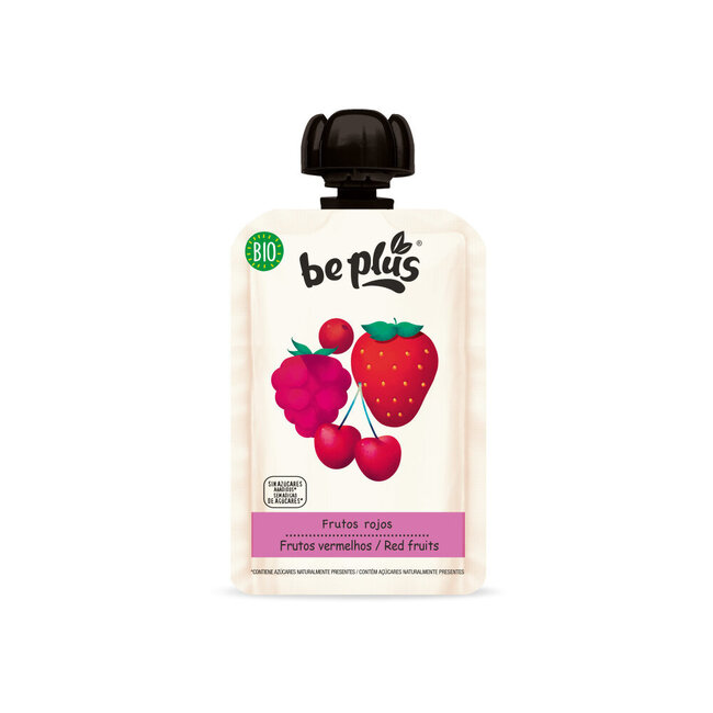 Beplus Purea di Frutta 100% Frutti di Bosco Bio 100 Grammi
