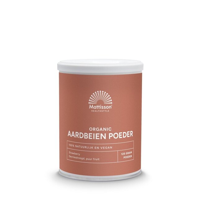 Organic strawberry powder 125g