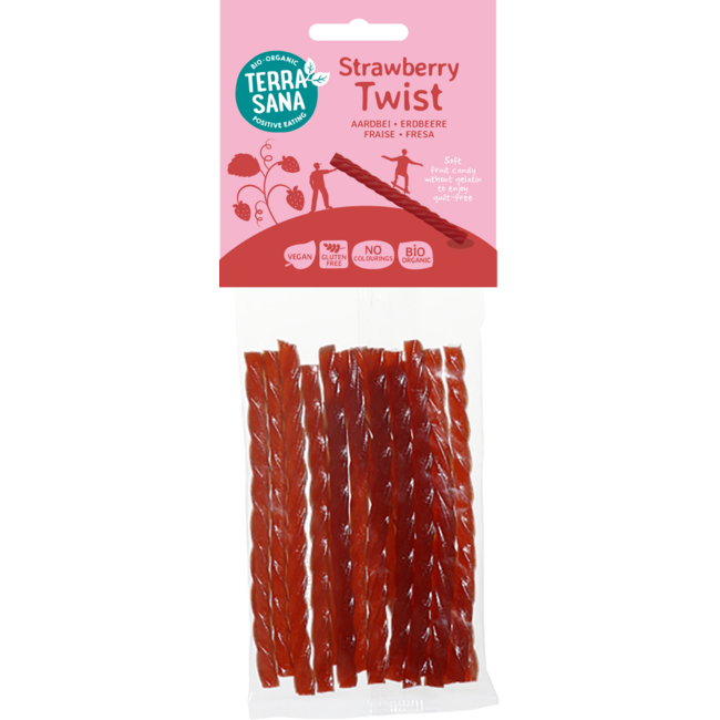 TerraSana Aardbei kabels twists bio 75 Gram