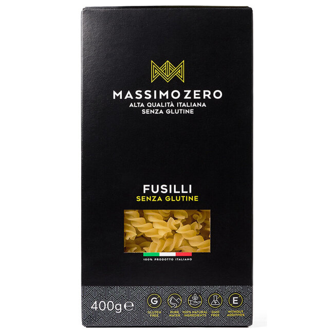 Massimo Zero Fusilli bezglutenowe 400 Gram