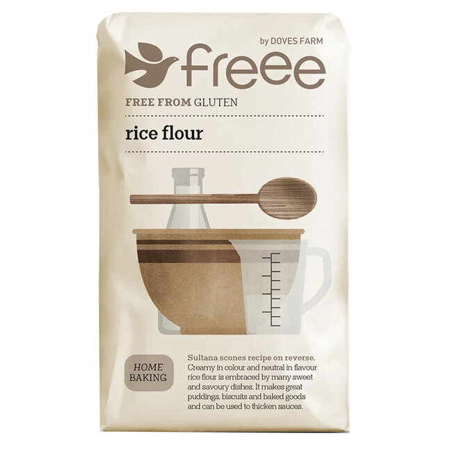 Harina de arroz sin gluten Doves Farm 1 kg