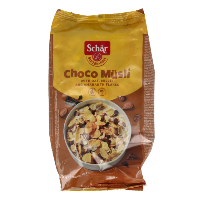 Schär Choco Muesli sin gluten 375 g