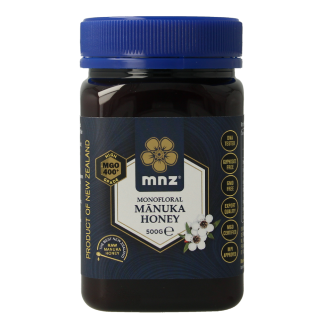 Manuka New Zealand Miel de Manuka MGO 400+ 500 Grammes