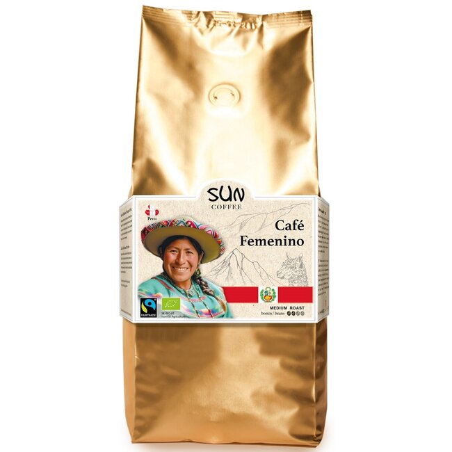 Café Femenino tueste medio bio 1 kg