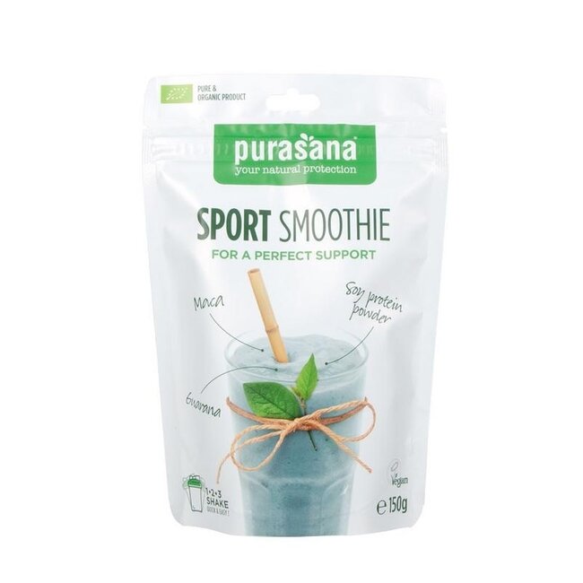 Purasana Sport Smoothie Shake Vegano Bio 150 g