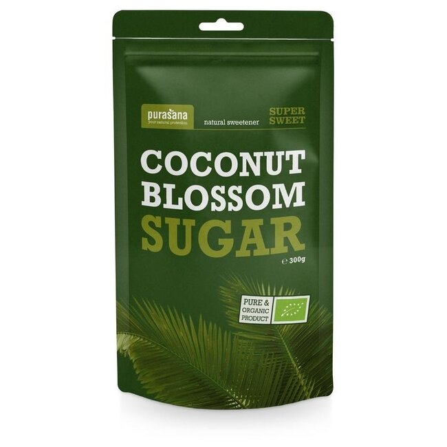 Zucchero di Fiori di Cocco Biologico Purasana 300 Grammi