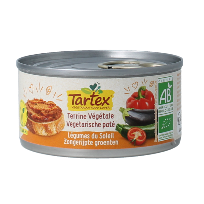 Paté de verduras maduradas al sol bio 125 g
