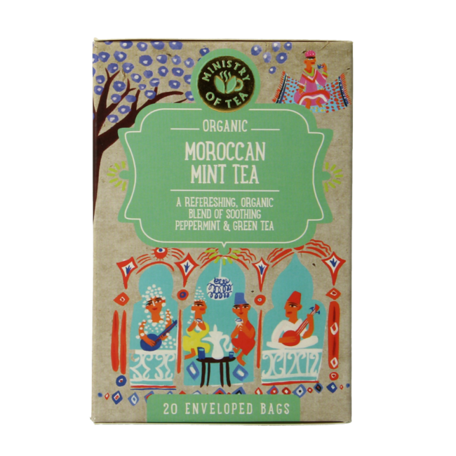 Ministry Of Tea Organic Moroccan Mint Tea 20 Bags