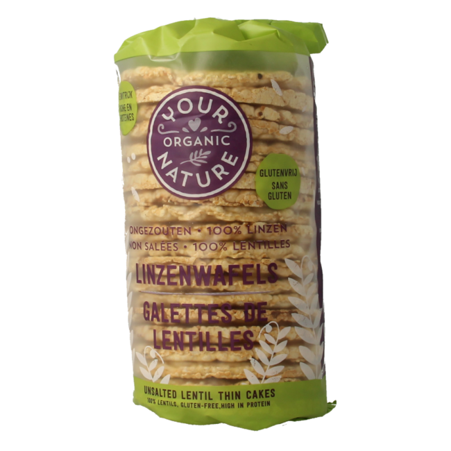 Your Organic Nature Galettes de lentilles bio 100 g
