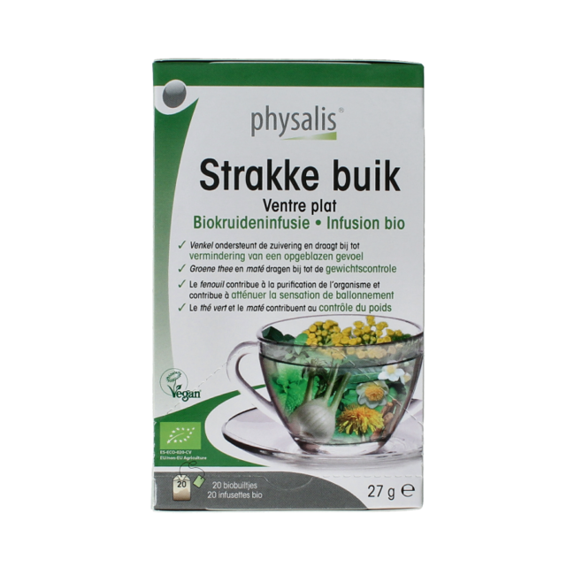 Physalis Té vientre plano bio 20 bolsitas