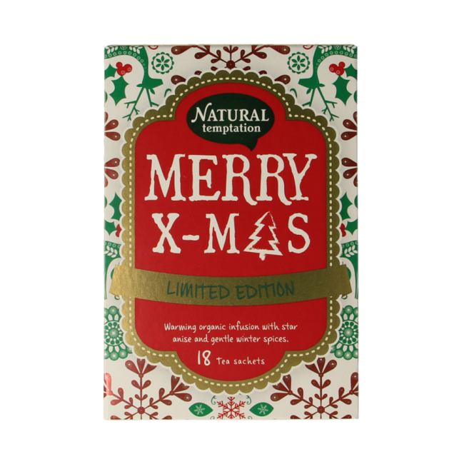 Merry X-mas organic 18 bags
